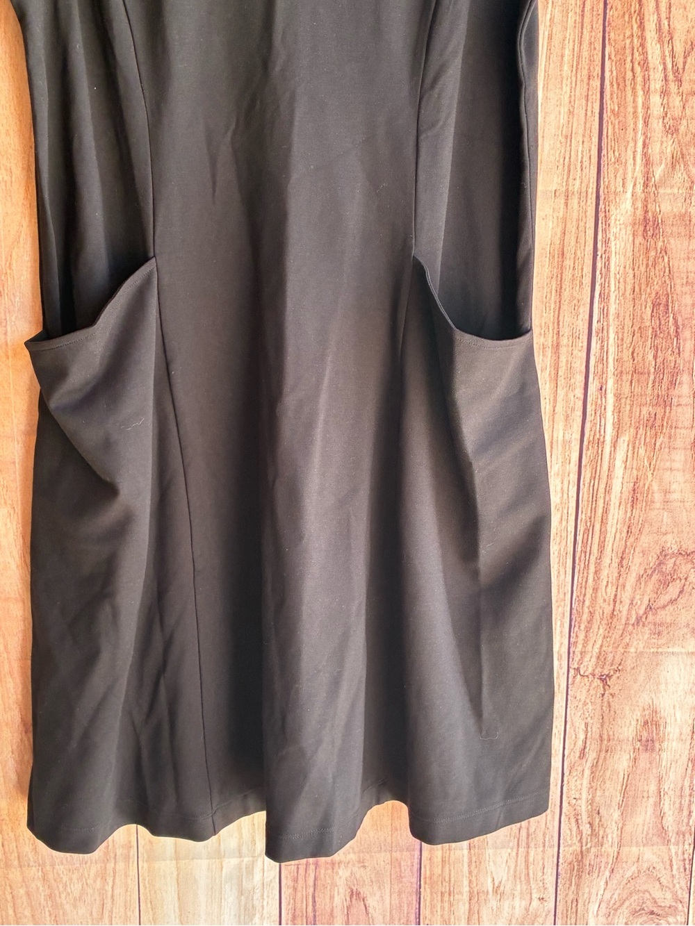 Coldwater Creek Destinations Seamed Black Dress Size X-Large - Picture 6 of 9